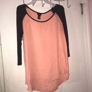 Grey And Salmon colored Shirt from Rue21.